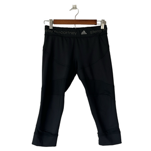 Adidas Stella McCartney Moto Mesh Inset Leggings Black Size Small